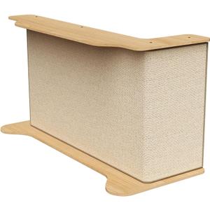 L-Shaped Corner Cat Scratching Post, Sisal Scratch Pad Mat for Sofa, Replaceable Scratcher with Armrest Guard, Dual-Purpose Furniture Protector, Easy Tool-Free Installation for L-Shaped Couches