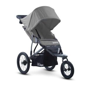 Joovy Zoom360 Ultralight Jogging Stroller, Charcoal
High Child Seat, Shock-Absorbing Suspension, Extra-Large Air-Filled Tires, Parent Organizer, Air Pump, Easy One-Hand Fold