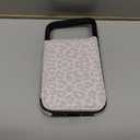 HAOPINSH Wallet Case for iPhone 17 Pro, Compatible with MagSafe Wireless Charging, White Leopard Cheetah Pattern Back Flip Folio Leather Kickstand Card Slots Case Double Magnetic Clasp Cover 6.3"