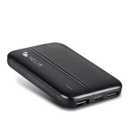 HELIX TurboVolt+ 5,000mAh Power Bank with Dual USB A Ports, Black
