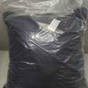 Striped Denim Chindi Throw Pillow, 100% Cotton,  Size: 18" x 18" Denim