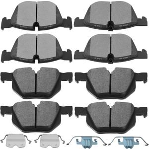 SCITOO D1294 D1042 Semi-Metal Brake Pads Kits Front & Rear Replacement For BMW For X5 2007-2018,For BMW For X6 2010-2018