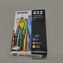 EPSON 822 DURABrite Ultra Ink Standard Capacity Black & Color Cartridge Combo Pack (T822120-BCS) Works with WorkForce Pro WF-3820,3823, 4820, 4830, 4833, 4834