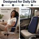Back & Neck Massager with Heat for Pain Relief, FSA Full-Length Rolling Massage Cushion for Upper & Lower Back, 3 Modes, 2 Heat Levels, 15-Min Auto-Off, Slim Lumbar Support, HSA Eligible