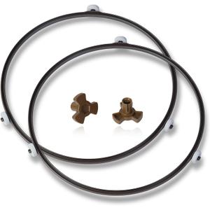 2-Pack 9.5 Inch Microwave Turntable Support Ring, Fits 12.75 Inch Glass Tray, Replacement for 5889W2A012F 5889W2A012D 5889W2A012P, Compatible with MVH1670ST LMV1680BB Microwaves