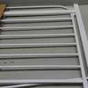 Baby Gate No Drilling, 29"-40" Auto Close Dog Gate Indoor for Doorways & Stairs, Pressure Mounted Adjustable Pet Gate, Easy Walk Through Child Gate for Children & Pets Stroller Friendly, White (29-40"Wide, 28"Tall)