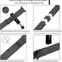 Compatible with Apple Watch Band and Case, Stainless Steel Metal Chain with TPU Cover, Smart-Watch Link Bracelet Strap, Wrist-Band for i-Watch Series 9 8 7 6 5 4 3 2 1 SE, 45mm 44mm 42mm, Black