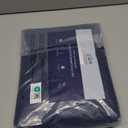 Duvet Cover Full Size - Extra Soft Full Size Duvet Cover - Lightweight, Breathable & Cozy - Easy Care & Fade Free w/Zipper Closures & Ties - 80" x 90" Inches - (Navy Blue) Comforter Not Included