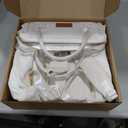 PIIOSER Diaper Bag Backpack with Ice Pack, Large Capacity & Waterproof Baby Travel Backpack Bag for Moms Dads, Insulated Baby Cooler Bag with Changing Pad, Stroller Straps & Pacifier Case, Cream