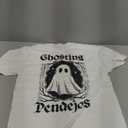 Ghosting Pendejos Funny Mexican Ghost Halloween (ON BACK) T-Shirt