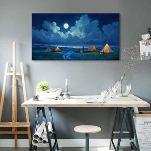 YDYSUNE Landscape Nature Wall Art - Forest Artwork for Walls - Scenery Canvas Wall Art - Orange Painting for Living Room - Farmhouse Decor - Wall Pictures for Bedroom 2040IN (20L" x 40W")
