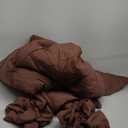 Cottonight Brown Comforter Set Full Size 3PCS Bed Set - Coffee, Chocolate, Mocha Brown Soft Solid Blanket Quilts Modern