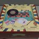 GOTHINK Roulette Wheel Game Set, Includes 10-inch Gambling Wheel, 200 Chips, Rake, 2Balls and Texas Holdem Poker, Perfect for Parties and Holidays, Get for a Fun Casino Night!