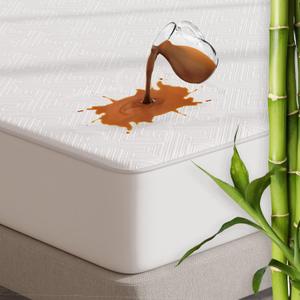 Novilla Queen Mattress Cover Waterproof Mattress Protector 3D Air Fabric Breathable Mattress Encasement, Deep Pocket Sheet Style Mattress Pad Cover
