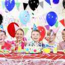 2 x Kinlop 9 Pcs Spider Party Table Decorations, 54 x 108 Inch Disposable Plastic Spider Tablecloth, Spiderweb, 6 Pcs Spiders and Cotton, Holiday Table Centerpieces Decor for Spiders Party Supplies