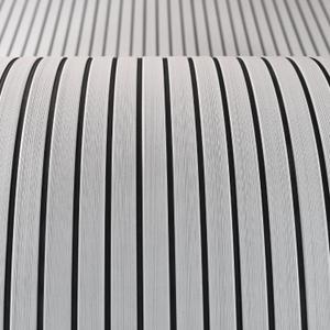 Boat Flooring Self-Adhesive EVA Foam Boat Decking Non-Skid mat 94.5"X43.31" for Decorate Fishing Boat Kayak Yacht Pool RV Floor etc (Light Gray and Black)