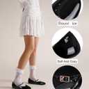 CouieCuies Women's Mary Jane Flats Round Toe Ballet Flats Adjustable Strap Comfortable Business Casual Mary Janes Dress Shoes (8.5, Black)