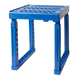 ABLinox Locker Organizer Shelf Adjustable Width and Height, Ideal Locker for School, Office, and Gym Lockers (Blue)