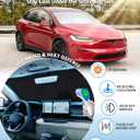 for Model X Windshield Sun Shade Sunshade for Tesla Model X 2016-2024 2025 2026 Windshield Cover Window Shield Protector Sun Visor Tesla Car Accessories Keeps Car Interior Cool