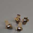 Bamboo Toothbrush Replacement Heads Compatible with Philips Sonicare, Soft Castor-Oil Biodegradable Bristles, Eco-Friendly Bamboo Handle, 4 Pack, Sustainable Daily Cleaning (White)