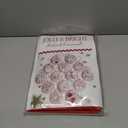 12 Pcs Christmas Embroidery Kit,Hand Embroidered Christmas Ornament Kit,Cross Stitch Kits - DIY Embroidery Kit for Adults Beginners with Easy Instructions(Green)