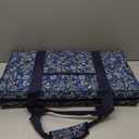 Jongyance American Mahjong Set with Blue Carrying Bag, 166 White Tiles, 4 All-in-One Rack/Pushers, Mahjong Tiles Set (Ma Jong, Mah-Jongg, Majiang)