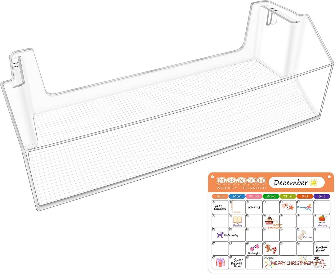 Upgraded W11239961 W10900538 Refrigerator Door Shelf Bin Replacement Compatible with Whirlpool Refrigerator Door Shelf Parts WRS321SDHW01 WRS315SDHM05 WRS311SDH WRS321SDH WRS325SDH Door Shelves