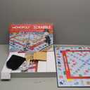 Monopoly Scrabble Game, Play in Under ONE Hour, Score Your Scrabble Word - Move Your Token, By Winning Moves Games USA, Mash-Up of 2 of the World's Greatest Games, 2 to 4 Players Ages 8+ (1250)