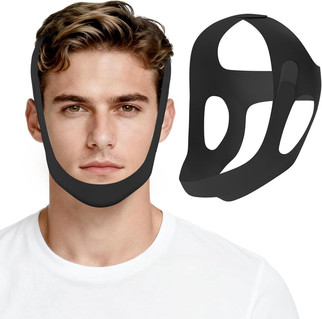 Chin Strap Adults, Anti Snoring Devices Breathable and Durable, Snore Stopper