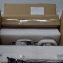 EDISHINE Low Voltage Landscape Lighting, 12V 3W 120LM 3000K Seed Glass Outdoor Landscape Path Lights with Connectors, ORB Waterproof Electric LED Pathway Light Wired for Walkway Garden Yard, 4 Pack