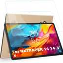 Hianjoo 2-Pack Screen Protectors Compatible with TCL NXTPAPER 14 14.3" Tablet, Tempered Glass [HD Clarity] [9 Hardness] [Easy Installation]