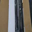 YaFex Curtain Rods 32-144 Inch, Heavy Duty 1 Inch Adjustable Curtain Rod for Windows, Black Extra Long Window Treatment Rods, Modern Design, Easy Installation