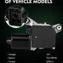 SZKAIDAG 15740719 Front Windshield Wiper Motor Fit for:-Chevy for:-GMC C1500 C2500 C3500 K1500 K2500 K3500 Suburban Tahoe Yukon for:-Cadillac Escalade 1991-2000 with 5-Pin OE# 12368702 22100736 40-158