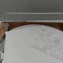 KOHLER 4636-RL-0 Cachet ReadyLatch Elongated Toilet Seat Slow Close, Soft Close Toilet Seat Quiet Lid, Contoured Grip-Tight Bumpers Installation Hardware, Apartment Essentials, White