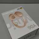 Wentronic Y06 Noise Cancelling Headphones, 58H Playtime and 5 EQ Music Modes Wireless Over Ear Bluetooth Headphones with Microphone, Lossless Audio, Multipoint Connection, Foldable, Lightweight, Starlight