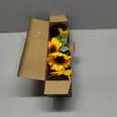 Sunflower Solar Flowers Lights - Solar Garden Lights Outdoor Waterproof, 40 Hour Solar Powered Outside Decor Decoration for Yard Patio Pathway Lawn, Birthday Gifts for Mom, 2pcs