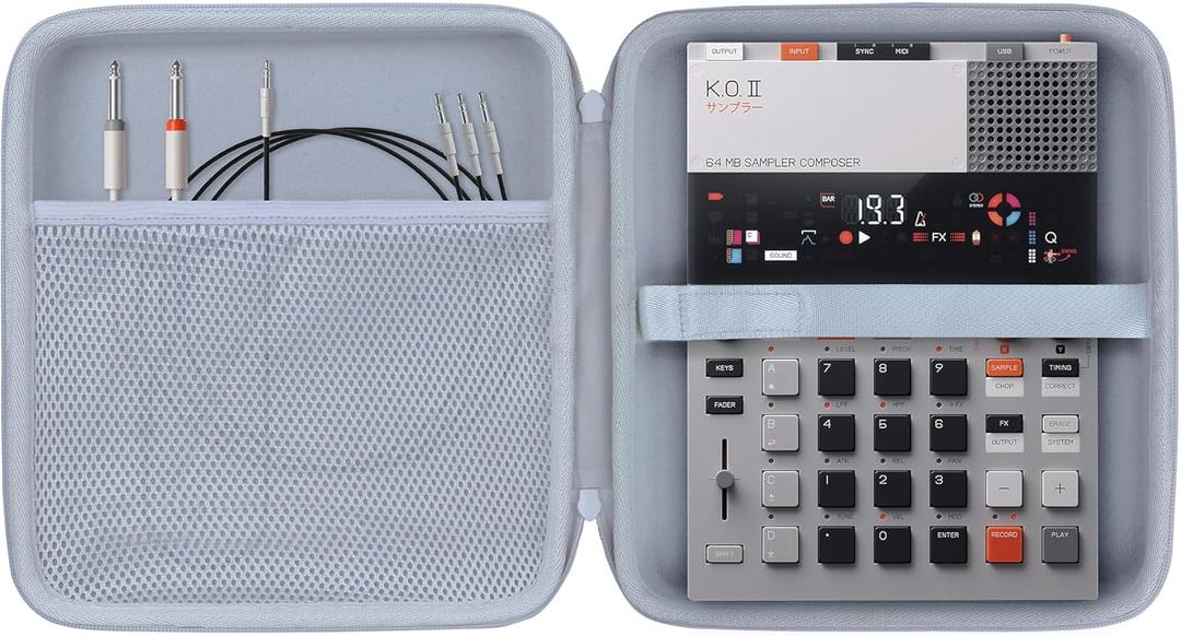 Storage Case Compatible with Teenage Engineering EP133 K.O. II Sampler Drum Machine Sequencer