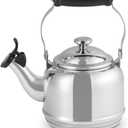 Le Creuset Demi Tea Kettle with Metal Finishes, 1.25 qt., Stainless Steel