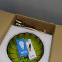 Arc Floor Lamps for Living Room Gold Floor Lamp with Remote Control,Dimmable Floor Lamp with Glass Lampshade,Vintage Mid Century Modern Standing Lamp Tall Flower Lamps for Bedroom Corner (10.2inch)