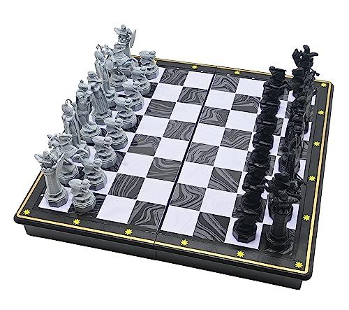 Harry Potter Chess Games, Magnetic and Foldable Chess Board, 32 Pieces, Family Game, CGM300HP