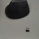 Logitech MX Vertical Wireless Mouse  Ergonomic Design Reduces Muscle Strain, Move Content Between 3 Windows and Apple Computers, Rechargeable, Graphite