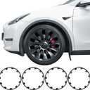 Model Y Rim Protector 21inch 20202024 (Mattle Black, 2020-2024Model Y 21 inch)