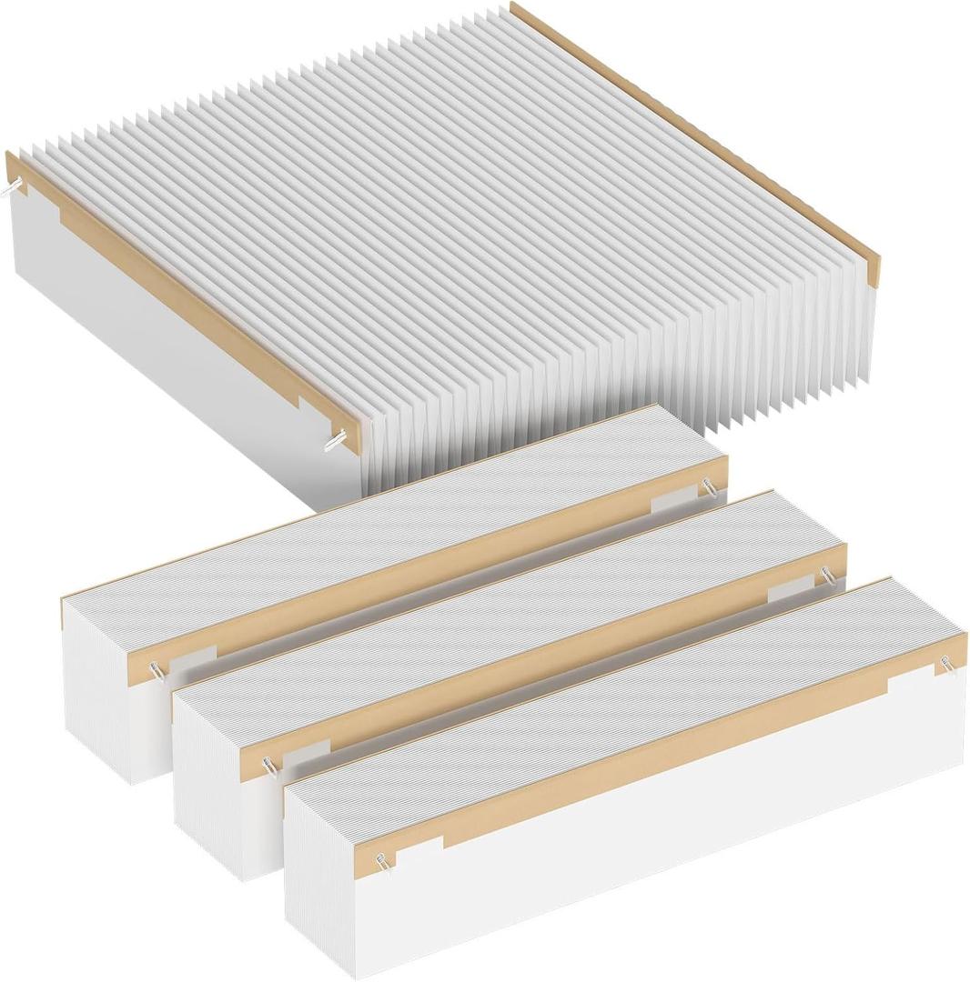 201 Replacement Filter MERV 13 Compatible with Aprilaire 2200, 2250, Space Gard 2200 Whole House Air Cleaner Purifiers and Lennox PMAC-20C (Lennox X0445), MERV-13 Air Filter, 4-Pack