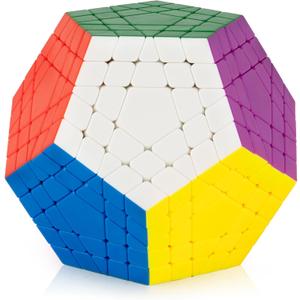 Ganowo Megaminx Speed Cube Gigaminx 5x5 Cubes Brain Teasers for Kids Adults Boys Teens