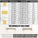 Smiry Rectangle Table Cloth, Waterproof Heavy Duty Vinyl Tablecloths, Wipeable Washable Table Cover for Kitchen and Dining Room (White, 60" X 126")