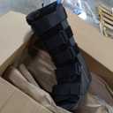 United Ortho USA14107 Air Cam Walker Fracture Boot, Large, Black (Black)