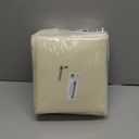 Lounsweer 8 Packs Satin Tablecloth 102 x 58 Inches Rectangle Table Cover Silk Smooth Fabric Party Table Cloth for Rectangle Parties, Holiday Dinner Wedding Banquet Decoration(Ivory)