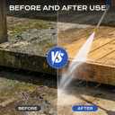 2026 New Jet Nozzle High Pressure Hose Nozzle, 2-1 High Pressure Power Washer Wand, VersatileCleaning Tool for Gutter, Patio, Car Wash,Gardening,Built to Last for Homeowners & Garden Enthusiasts
