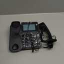 AT&T CL2940 Corded Phone with Speakerphone, Extra-Large Buttons and Tilt Display, Caller ID/Call Waiting, Audio Assist Volume Boost, Black