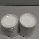 ZORYNTH 100 Pcs Cup Covers for Drinks for Safety, 3.5 Inch Coffee Mug Paper Covers, Paper Drinking Glass Lids for Outdoor Use, Parties Home Kitchen Coffee Beverage Protection